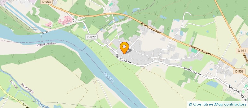 localisation de l'entreprise GAEC D'ARCOLE à NEVOY