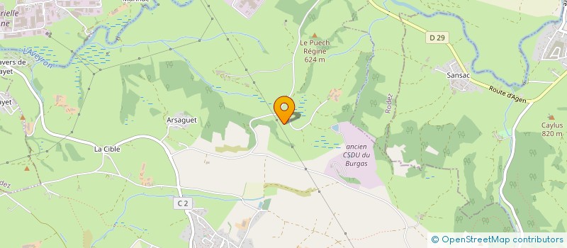 localisation de l'entreprise GAEC D'ARSAC à SAINTE-RADEGONDE