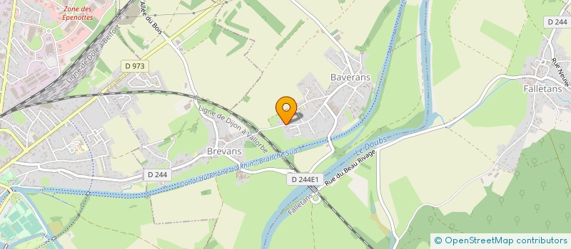 localisation de l'entreprise GAEC D'ASSAUT  BAVERANS