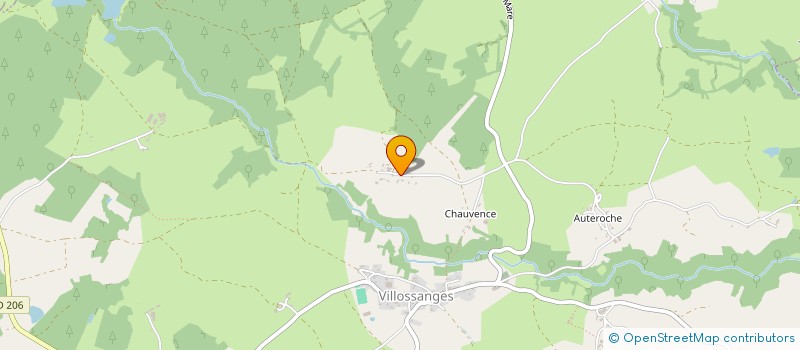 localisation de l'entreprise GAEC D'AUBARRE à VILLOSSANGES