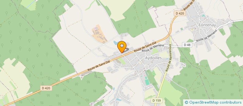 localisation de l'entreprise GAEC D'AYDOILLES  AYDOILLES