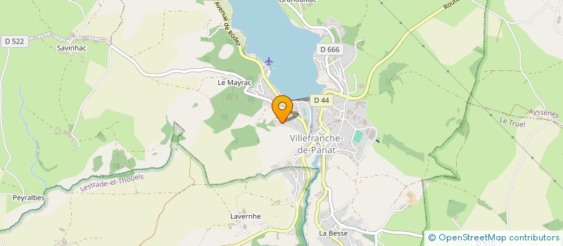 localisation de l'entreprise GAEC D'AYQUES  AYSSENES