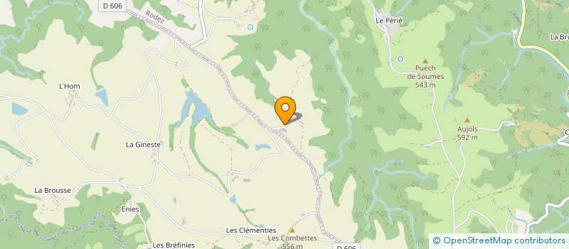 localisation de l'entreprise GAEC D'EMBROUSSE à CONQUES-EN-ROUERGUE