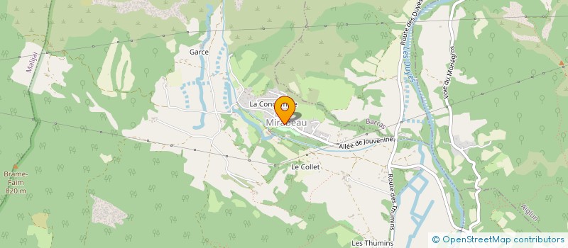 localisation de l'entreprise GAEC D'EMMA  MIRABEAU