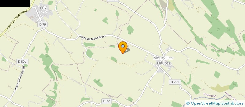 localisation de l'entreprise GAEC D'EN BOSC  MOURVILLES-HAUTES