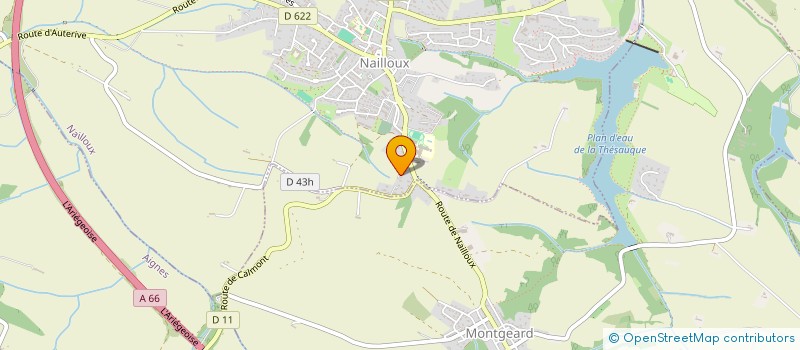 localisation de l'entreprise GAEC D'EN GARRIC  CAIGNAC