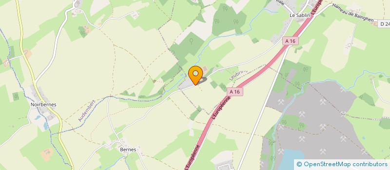 localisation de l'entreprise GAEC D'ETIENVILLE  LEUBRINGHEN