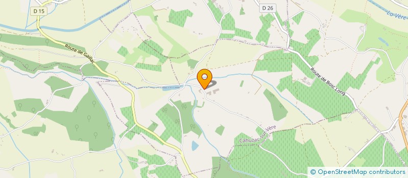 localisation de l'entreprise GAEC D ISTRICOU à CAHUZAC-SUR-VERE