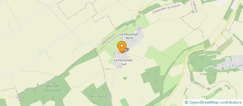 localisation de l'entreprise GAEC DAGMEY  CREVECUR-LE-GRAND