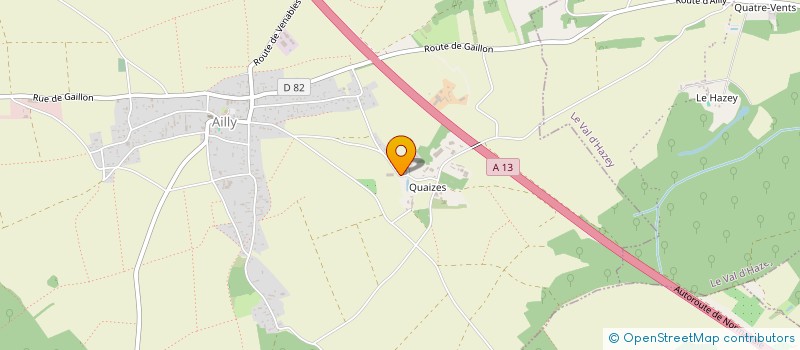 localisation de l'entreprise GAEC DAGOMMER-TALDIR  AILLY