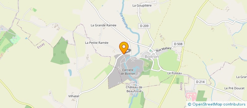 localisation de l'entreprise GAEC DAM'MAE à BOITRON