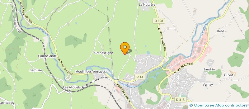 localisation de l'entreprise GAEC DAMAIS DOMINIQUE ET PIERRICK à SAINT-JEAN-LA-BUSSIERE