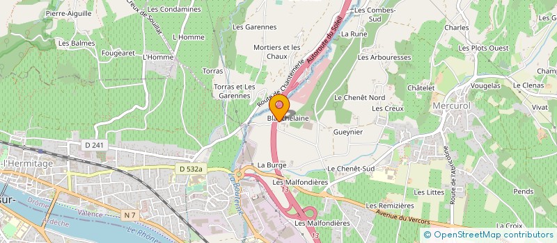 localisation de l'entreprise GAEC DARD ET RIBO  MERCUROL-VEAUNES