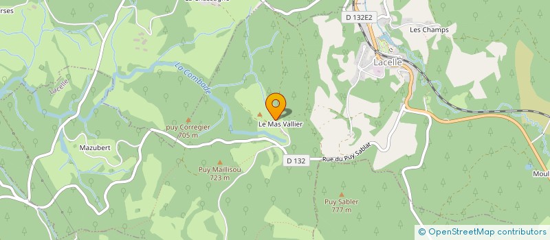 localisation de l'entreprise GAEC DARLAVOIX  LACELLE