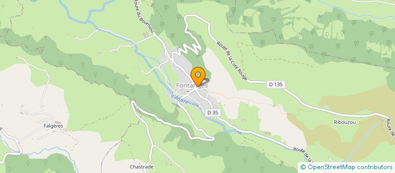 localisation de l'entreprise GAEC DAUZET DU MARTINET à SAINT-BONNET-DE-SALERS