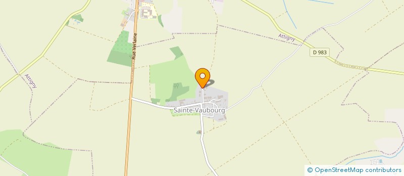 localisation de l'entreprise GAEC DAVE  SAINTE-VAUBOURG