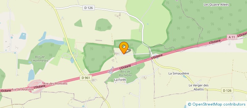 localisation de l'entreprise GAEC DAVENET  SAINT-AUGUSTIN-DES-BOIS