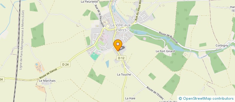 localisation de l'entreprise GAEC DAVID  BEAUCE LA ROMAINE