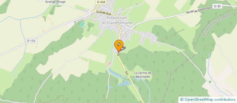 localisation de l'entreprise GAEC DAVIGOT à POLAINCOURT-ET-CLAIREFONTAINE