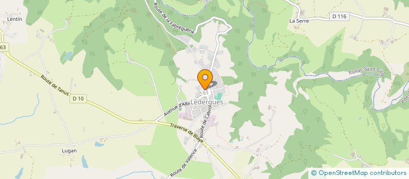 localisation de l'entreprise GAEC DE BANASSAC  SAINT-JEAN-DELNOUS