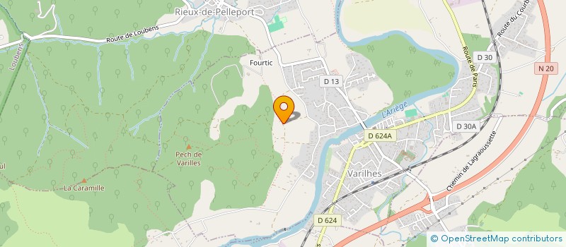 localisation de l'entreprise GAEC DE BARGUILLE à VENTENAC