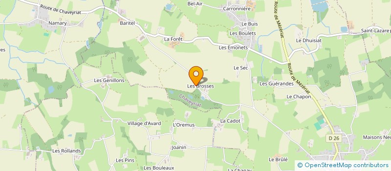 localisation de l'entreprise GAEC DE BARITEL à CHAVEYRIAT