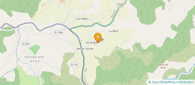 localisation de l'entreprise GAEC DE BARTOLE à SAINT-ANDRE-DE-ROSANS
