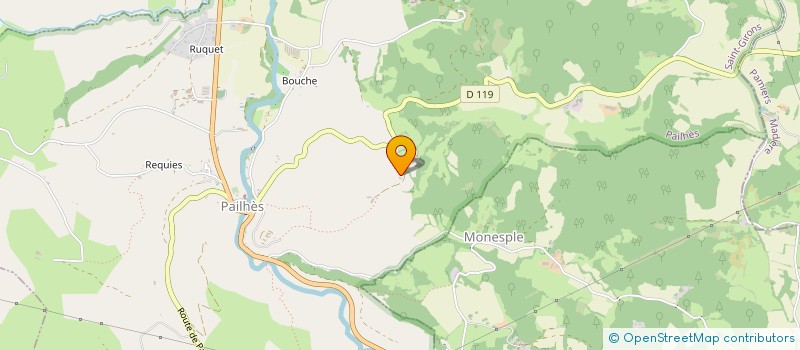 localisation de l'entreprise GAEC DE BATGES à PAILHES