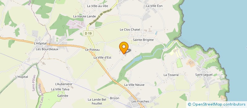localisation de l'entreprise GAEC DE BEAULIEU à SAINT-CAST-LE-GUILDO
