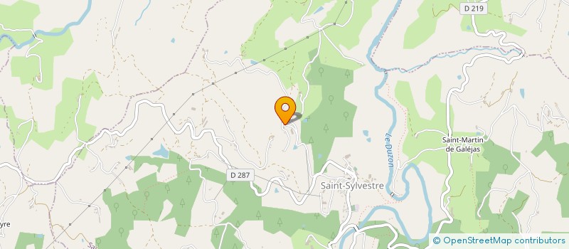localisation de l'entreprise GAEC DE BEAUMARTIN à SAINT-SYLVESTRE