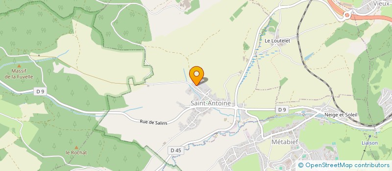 localisation de l'entreprise GAEC DE BEAUMONT à SAINT-ANTOINE