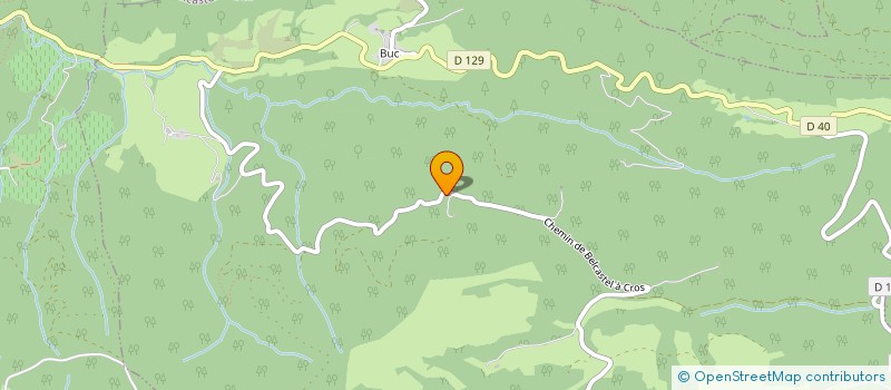 localisation de l'entreprise GAEC DE BELCASTEL  BELCASTEL-ET-BUC