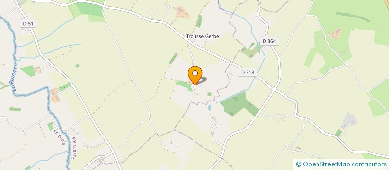 localisation de l'entreprise GAEC DE BELLAUNAY à FAVEROLLES