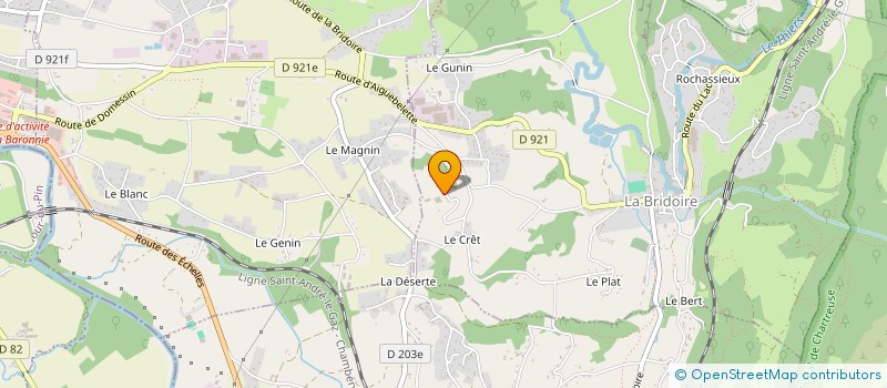 localisation de l'entreprise GAEC DE BELLES COTES à LA BRIDOIRE