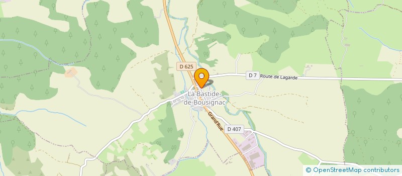 localisation de l'entreprise GAEC DE BELLEVUE à MIREPOIX