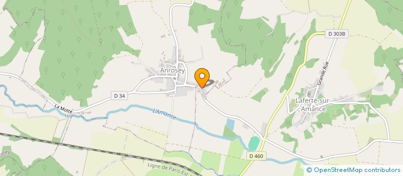 localisation de l'entreprise GAEC DE BELLEVUE à ANROSEY