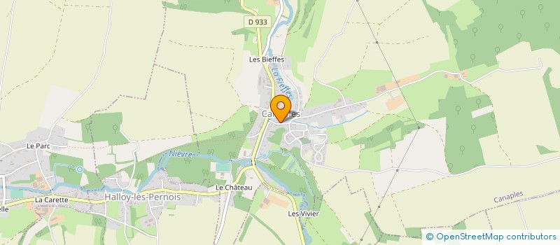 localisation de l'entreprise GAEC DE BELVAL à CANAPLES