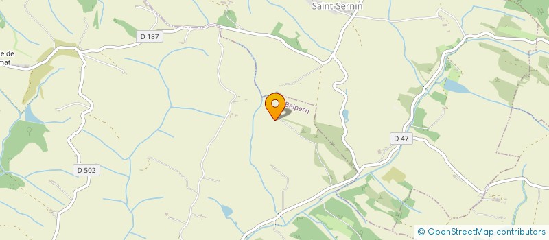 localisation de l'entreprise GAEC DE BENDINE à PECH-LUNA