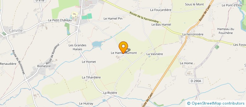 localisation de l'entreprise GAEC DE BENY à SOULEUVRE EN BOCAGE