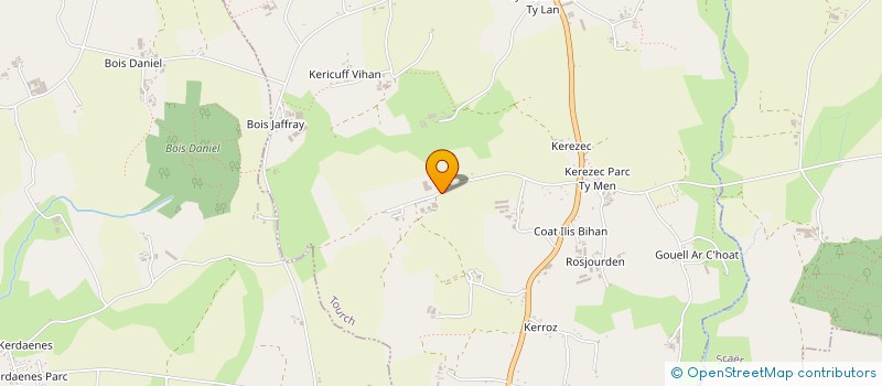 localisation de l'entreprise GAEC DE BERGEOU  TOURCH