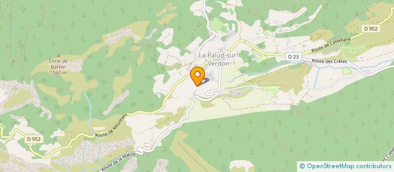 localisation de l'entreprise GAEC DE BERREGARD à LA PALUD-SUR-VERDON