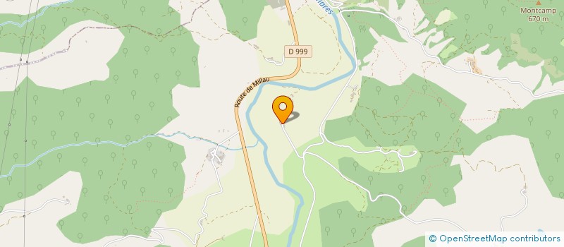 localisation de l'entreprise GAEC DE BIAS  VABRES-L ABBAYE