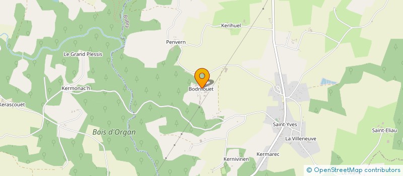 localisation de l'entreprise GAEC DE BODRILOUET à BUBRY