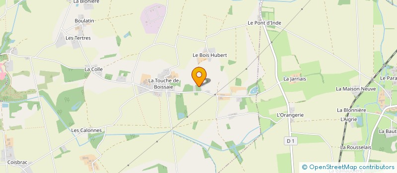 localisation de l'entreprise GAEC DE BOISSAIS à NOZAY