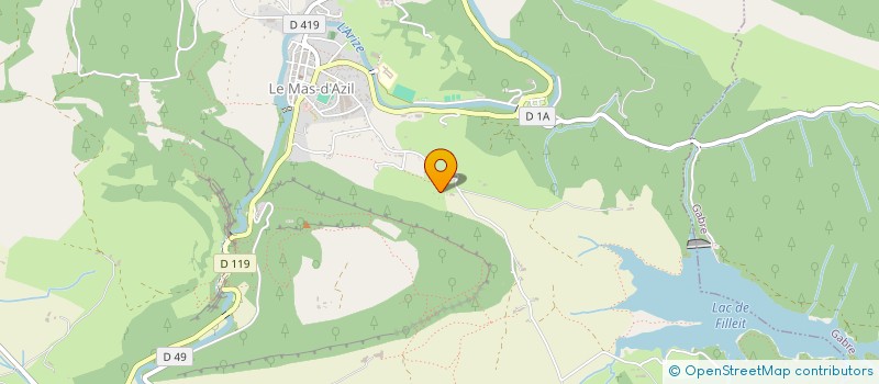 localisation de l'entreprise GAEC DE BOLE à LE MAS D'AZIL