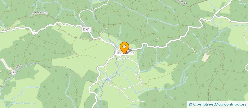 localisation de l'entreprise GAEC DE BONHERBE à LE RIALET