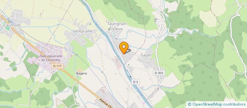 localisation de l'entreprise GAEC DE BORDE VIEILLE à TAURIGNAN-VIEUX