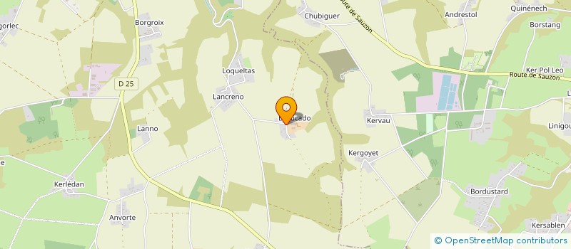localisation de l'entreprise GAEC DE BORTICADO à SAUZON