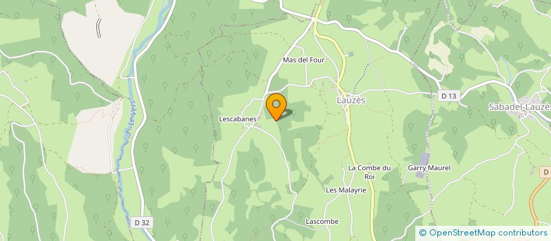 localisation de l'entreprise GAEC DE BOUCAYRAC  LAUZES