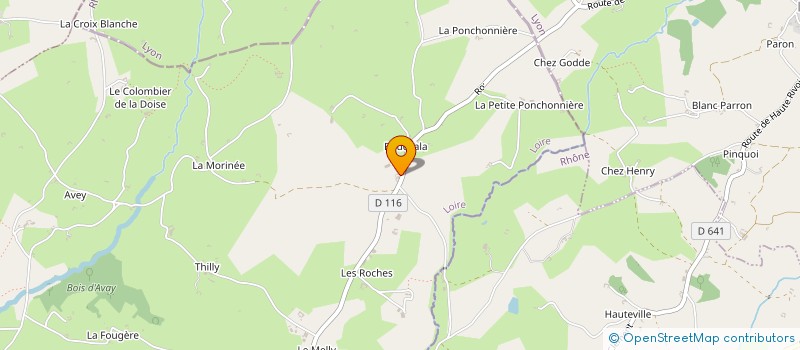localisation de l'entreprise GAEC DE BOUCHALA à SAINT-MARTIN-LESTRA